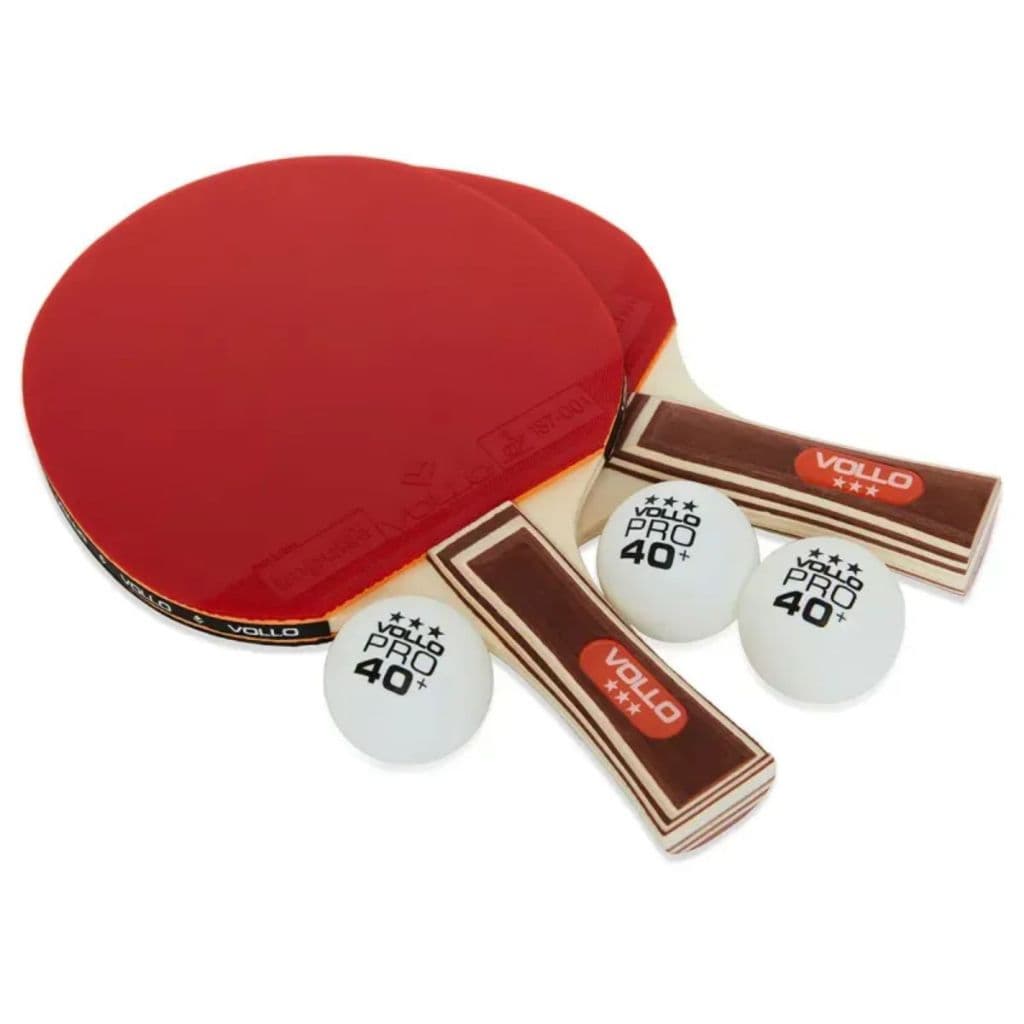 Conjunto Peças Ping Pong Raquetes Bolas Impulse Padrão Oficial Profissional Vollo