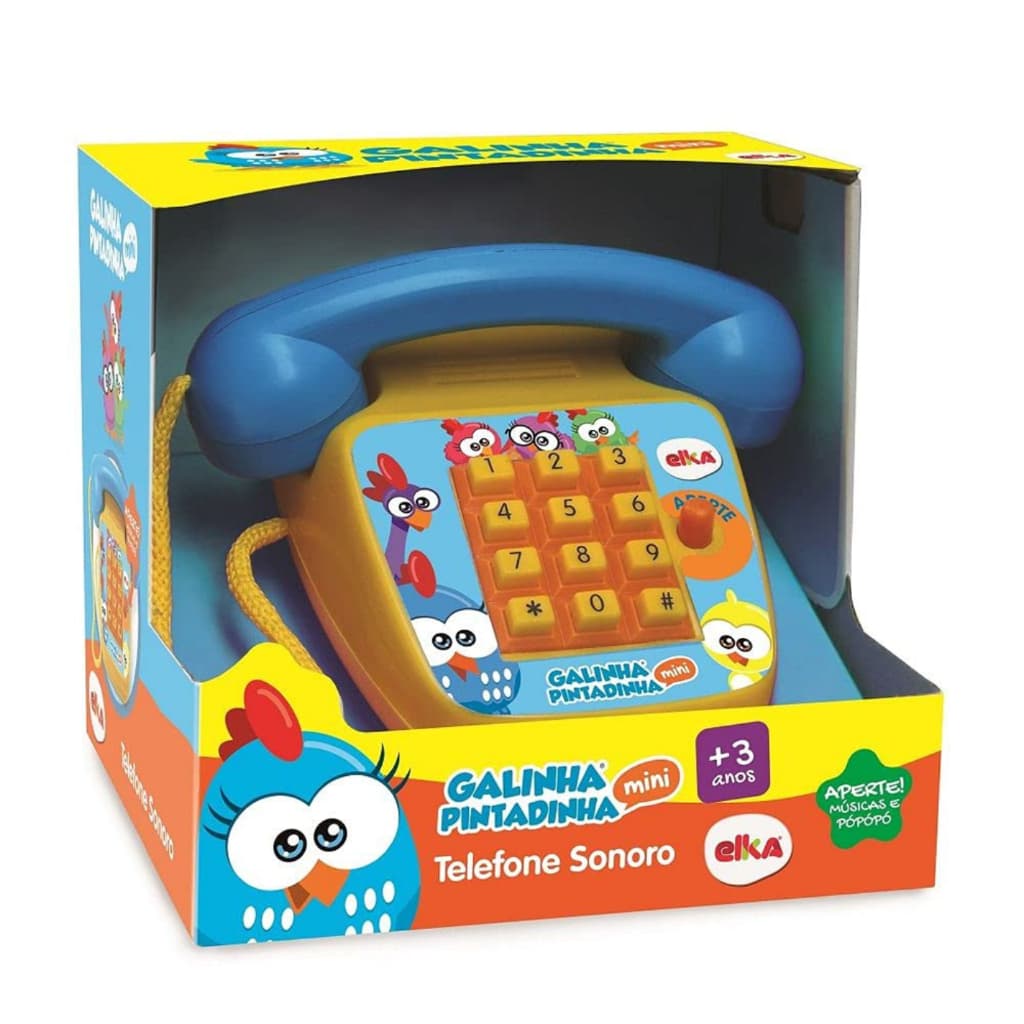 Telefone Sonoro - Galinha Pintadinha Mini