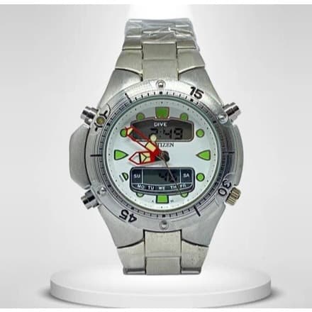 Relógio Masculino Aqualnd Série Ouro Metal Aço Fundo Branco