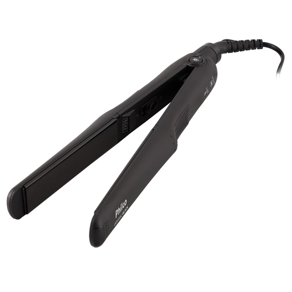 Prancha Philco Ceramic Black 230°C PPR08 Placas de Cerâmica