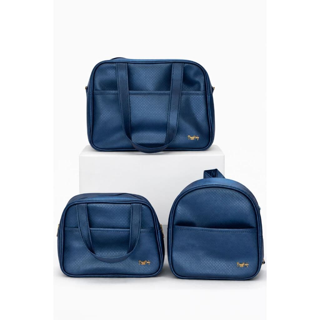 Kit Bolsa Maternidade bebê 3 peças Mochila bebê RN Saída Menino Menina