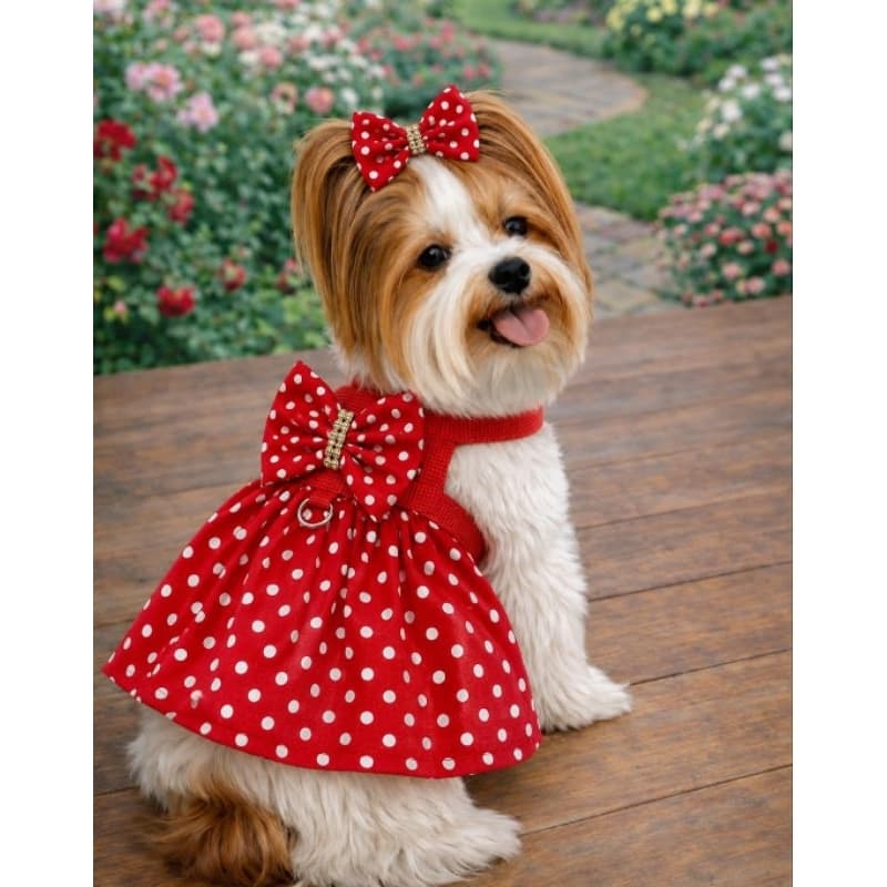 COLEIRA PEITORAL SAIA bolinha ROUPA PET CACHORRO GATO