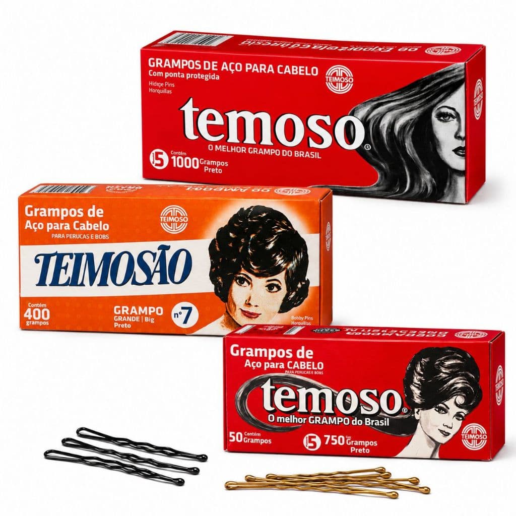 Grampos de Aço Teimoso grande n5 ou n7 c/ 400un 750un e 1.000 unidades  Ideal bob,peruca penteado
