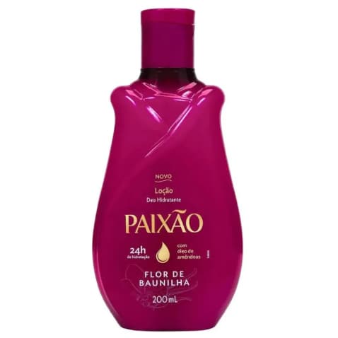 Loção Hidratante Paixão Flor de Baunilha com Hidratação Prolongada 200ml