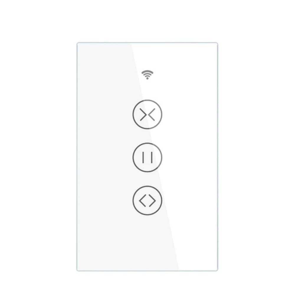 Interruptor Touch Cortina Persiana Inteligente Wifi + Rf 433
