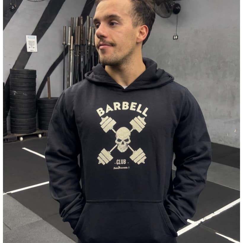 Moletom Canguru Barbell Caveira Fitness