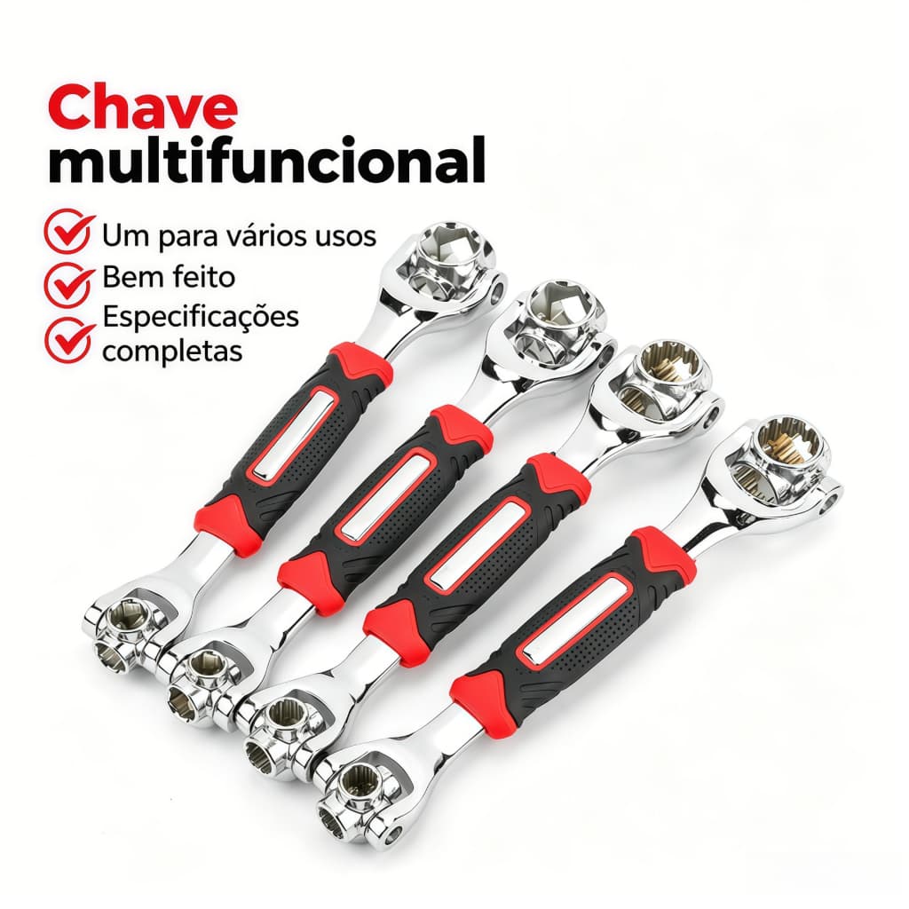 48 in 1 Universal Professional 360 Socket Wrench° Universal Tigre Professional Socket -F3