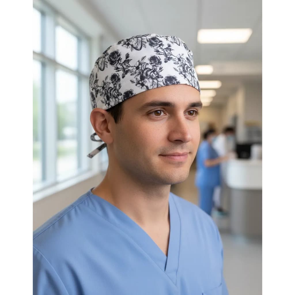 Touca Cirúrgica Uniforme Anatomia Medicina Enfermagem Profissional
