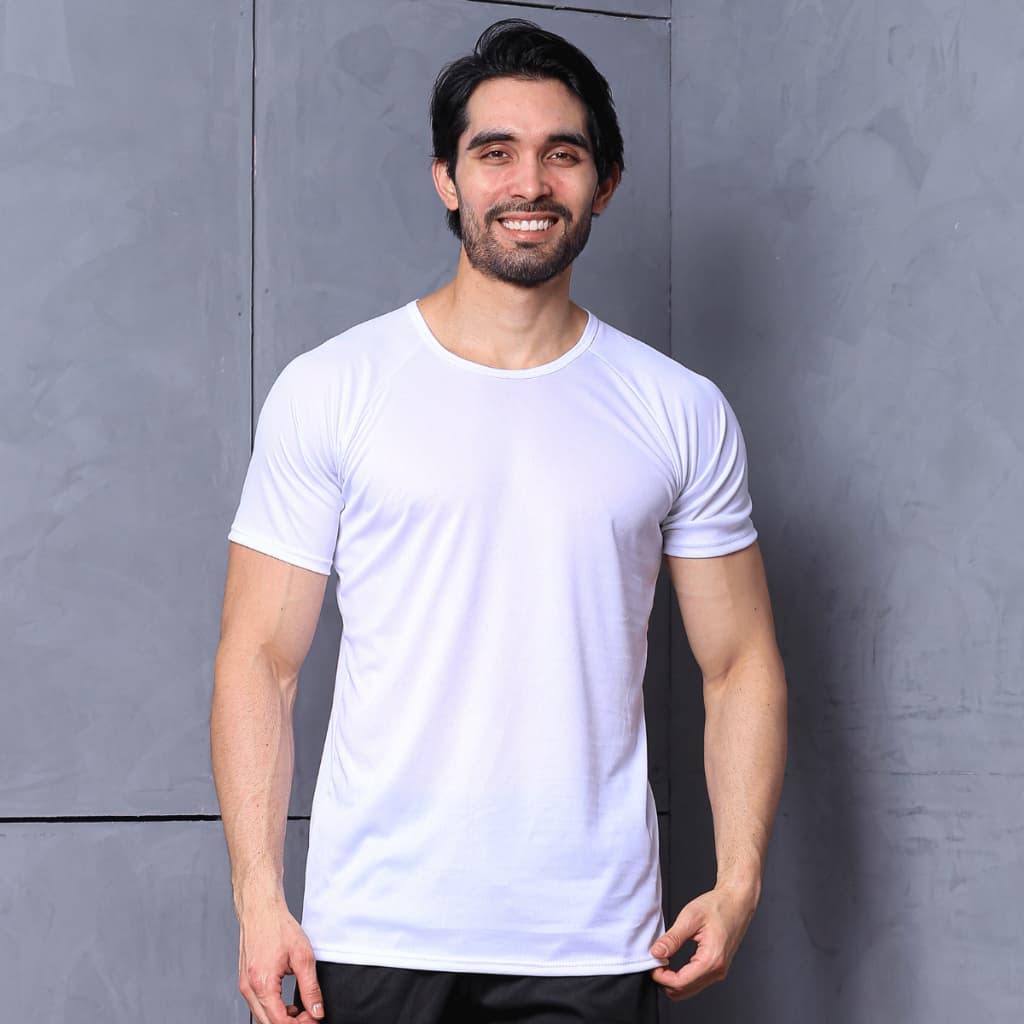 Camiseta Dry Fit Masculina Lisa - Casual Treino Academia Esportes Exercícios Corrida Varias Cores