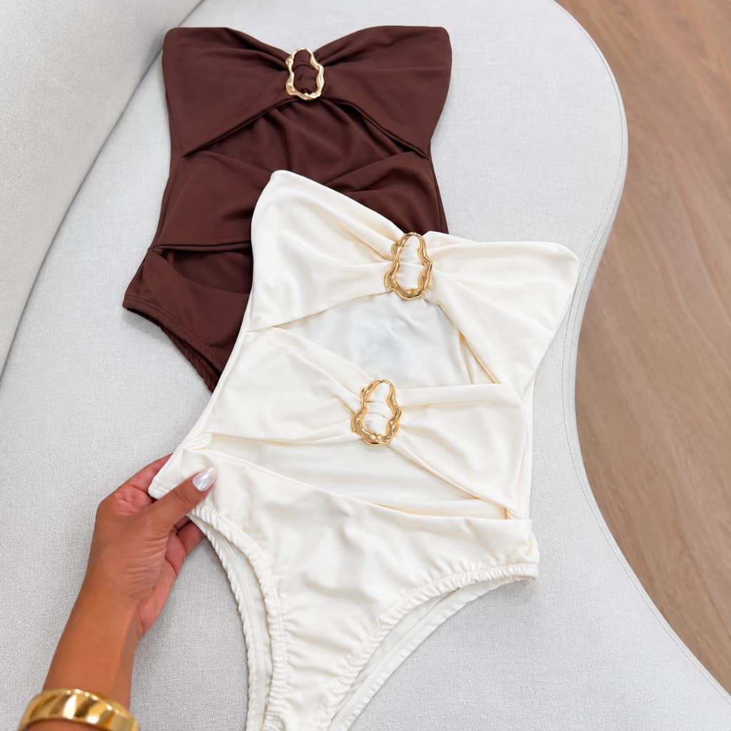 BODY MAIÔ FEMININO COLLANT TOMARA QUE CAIA COM FIVELA ARGOLA ABERTURA SEM BOJO 2025/2026