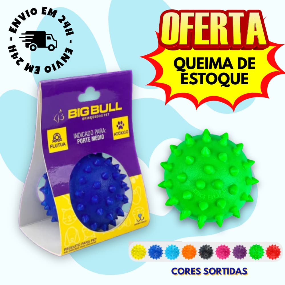 Brinquedo Bolinha Para Cachorros TAM P M G Borracha Maciça