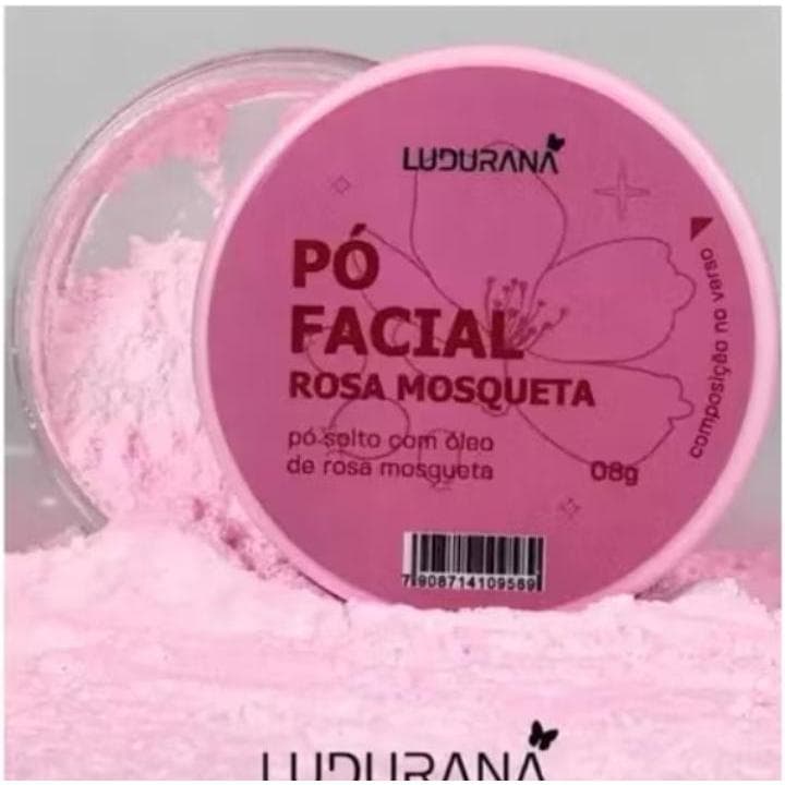 Pó Translúcido Solto Finalizador - Rosa Mosqueta - Ludurana