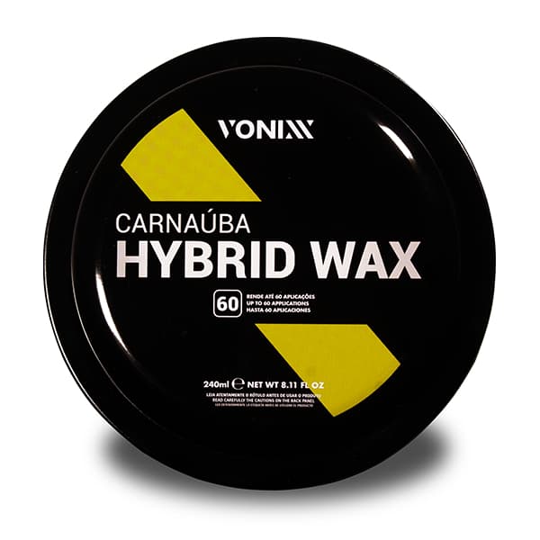 Carnaúba Hybrid Wax Vonixx 240ml Cera Em Pasta Com Aplicador