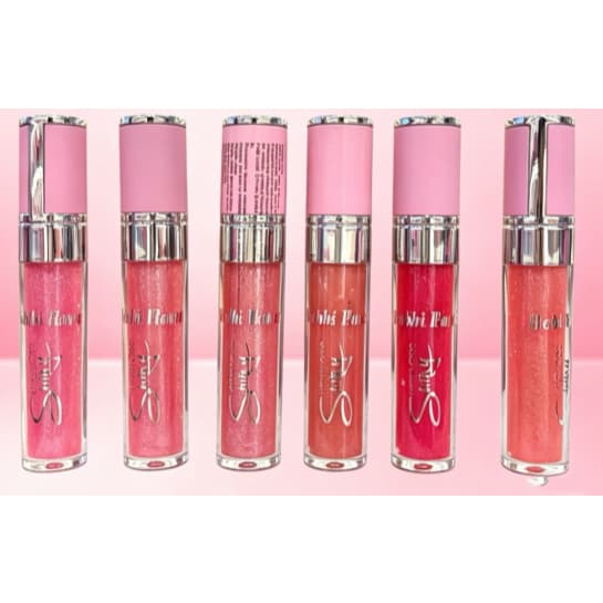 Kit 6/12 pcs Brilho Labial Bobboi Bara Lip Gloss – Hidratante, Brilhante e Portátil