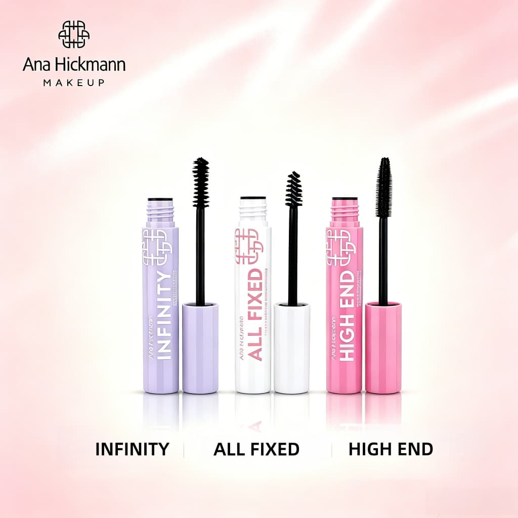 Ana Hickmann Rímel Infinity High End All Fix Cílios Sobrancelhas Longa Duração