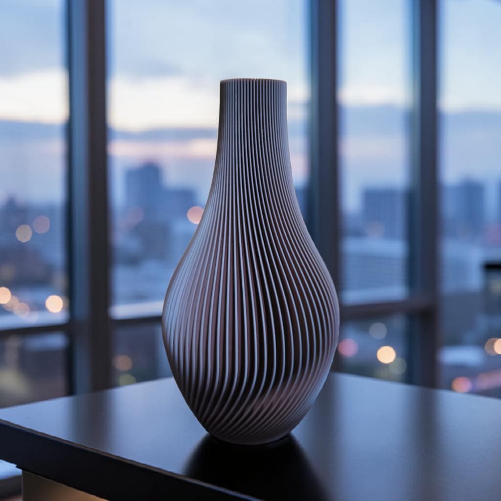 Vaso Decor Minimalista Jarro 17cm cor Ouro Rosê Moderno Sofisticado Resistente Ambiente Interno