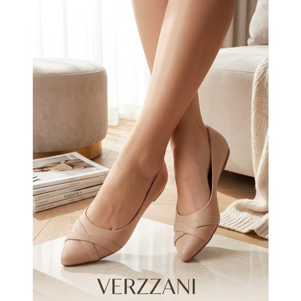 Sapatilha Feminina Casual Confortável Sapato feminino bico fino confortável NNX