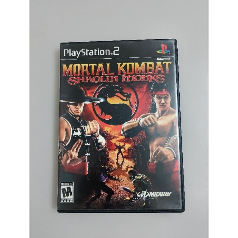 Mortal Kombat Shaolin Monks Jogo Original PS2 americano Completo com Manual