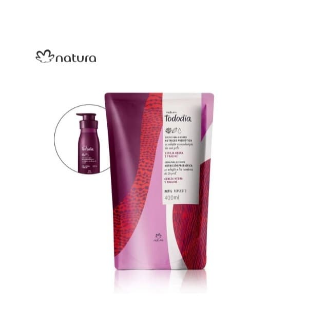 Refil Hidratante Corporal Cereja Negra Tododia 400 ml