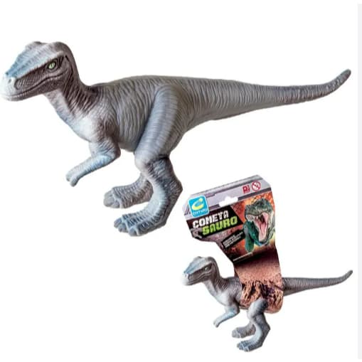 Cometa Dino T-rex Veloriraptor Tubarao Realista Brinquedo Infantil Colecionavel