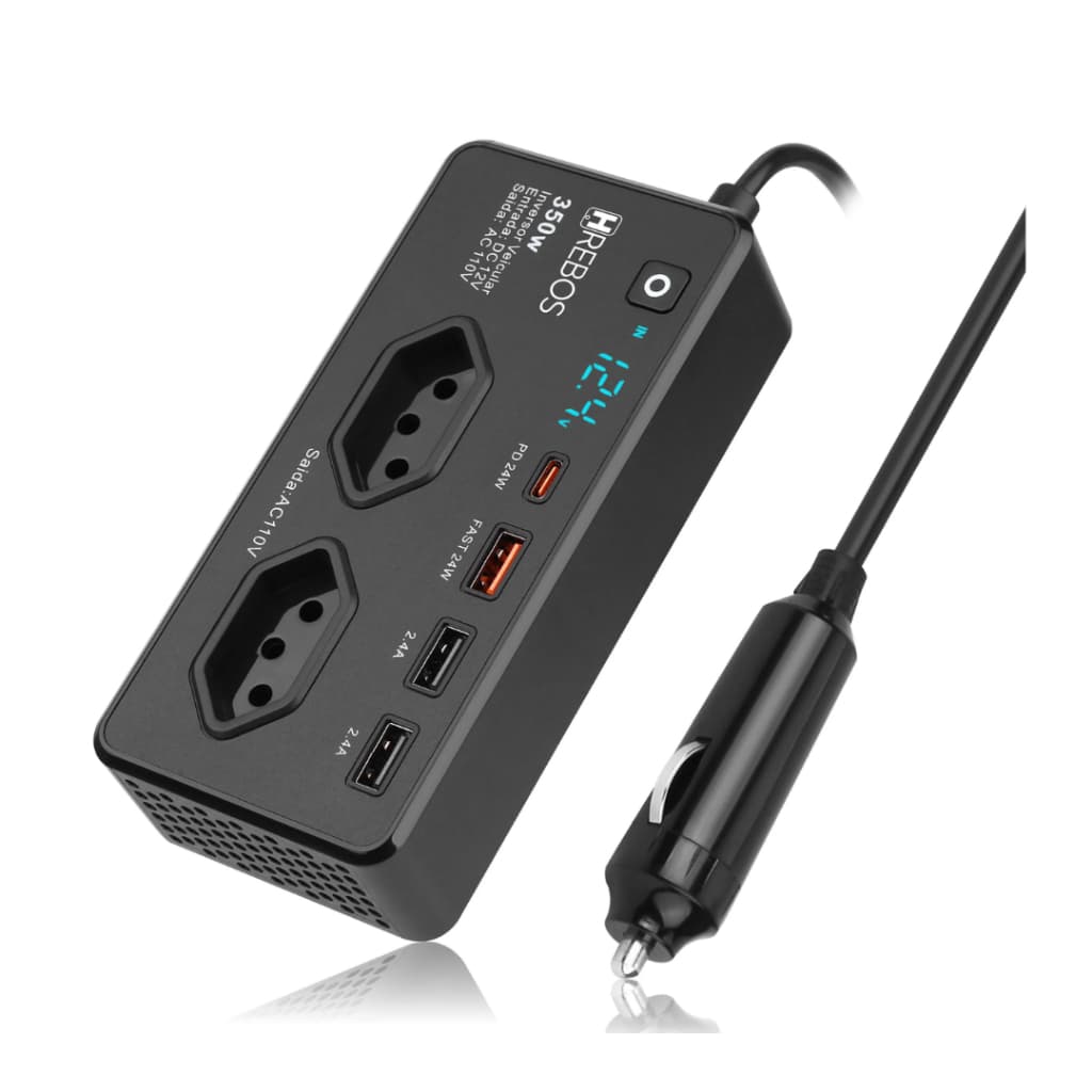 Inversor Veicular De Energia 12v Para 220v Hrebos, Starlink