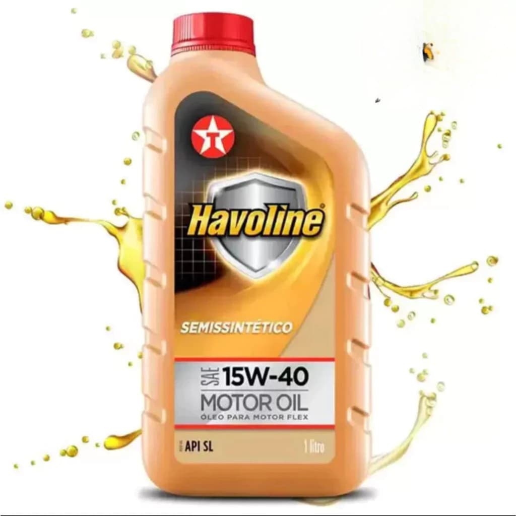 Oleo Motor 15w40 Semi sintetico Óleo Lubrificante Texaco Havoline Para Carros Flex Gasolina Alcool