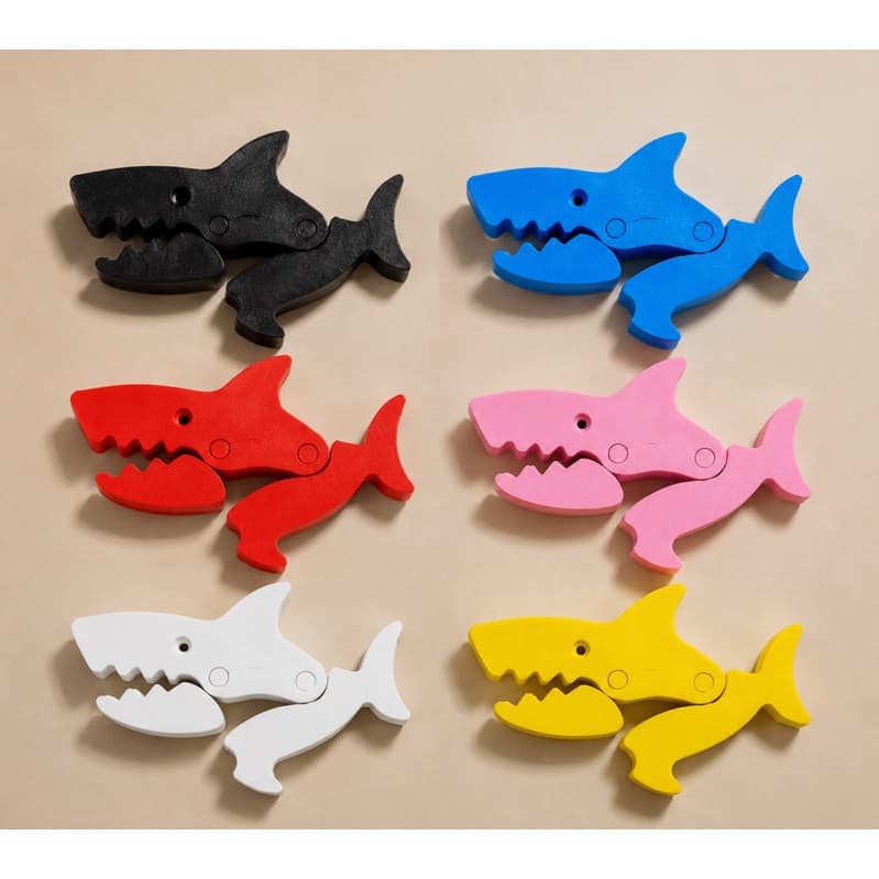 Kit 6 Prendedores Tubarão em Impressão 3D –Design Criativo