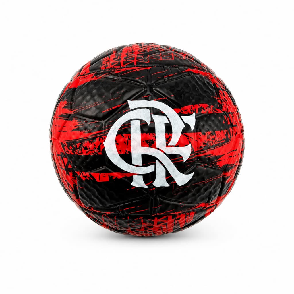 Mini Bola Do Flamengo Dualt Cor Vermelho - Oficial e Licenciada