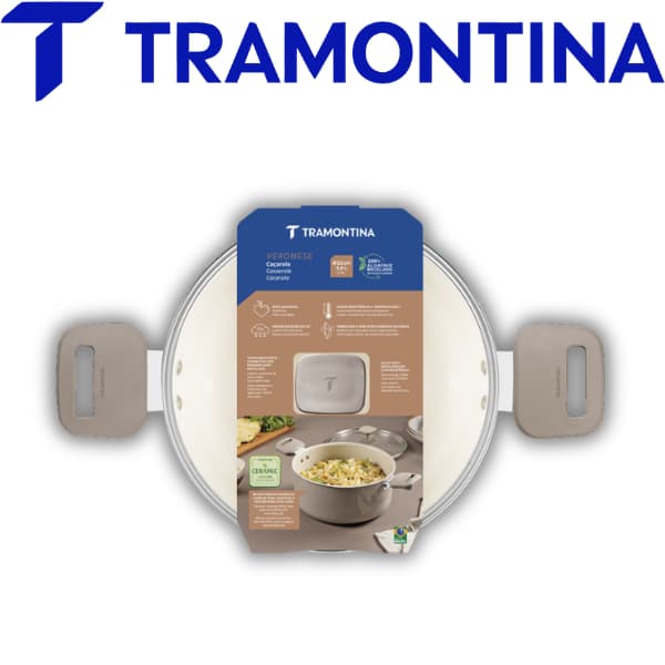 Caçarola Tramontina Veronese Revestimento Cerâmico 3,6L