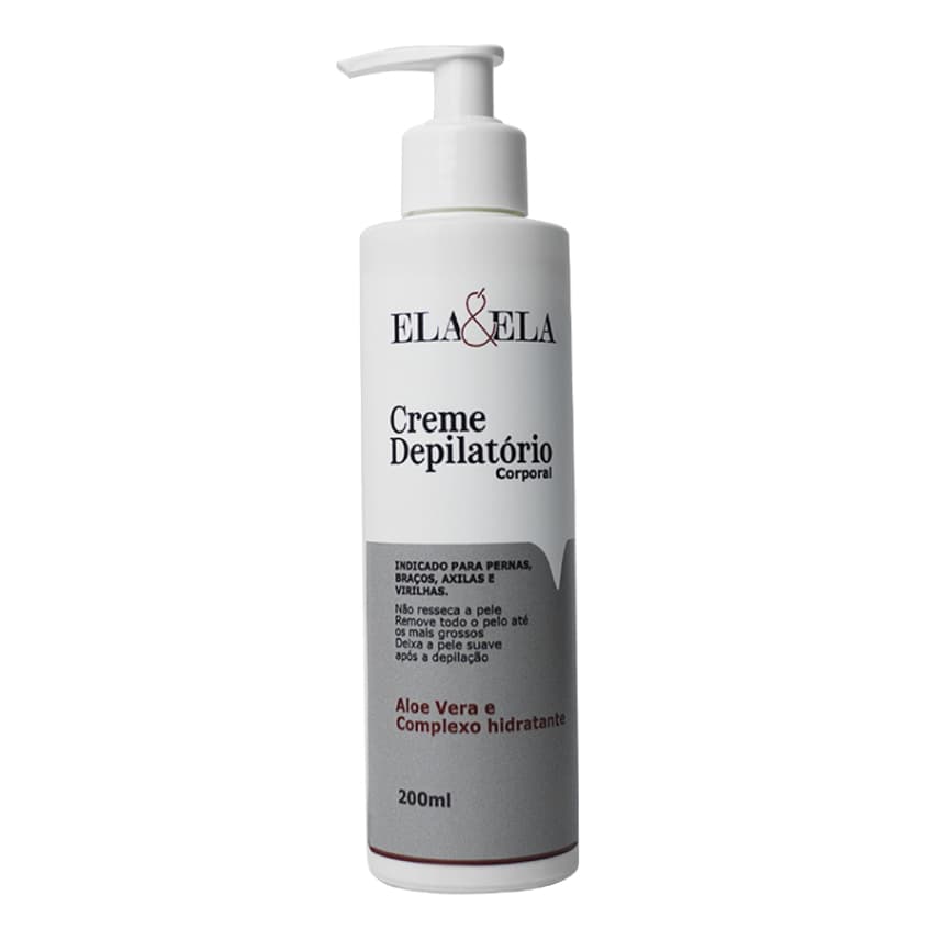 Creme Depilatório Ela&Ela – Remoção Rápida e Sem Complicações