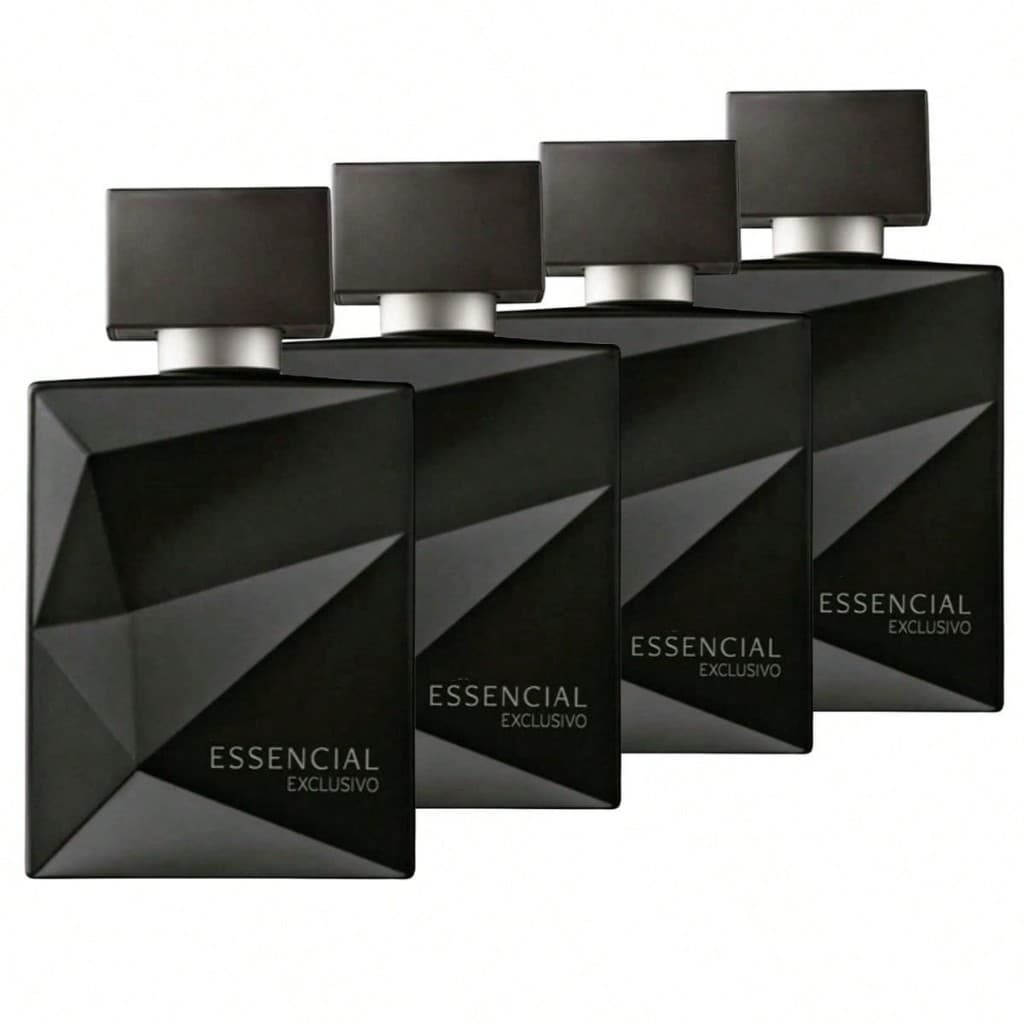 Kit 4 Perfumes Masculino Essencial Exclusivo 100ml Intenso