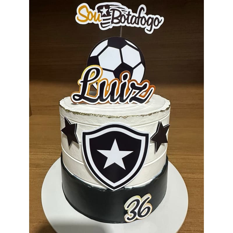 Topo Topper Botafogo de Bolo Botafogo