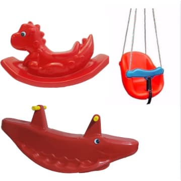 Kit Infantil Dino, Jacaré e Balanço BB – Diversão, Movimento e Desenvolvimento para Crianças