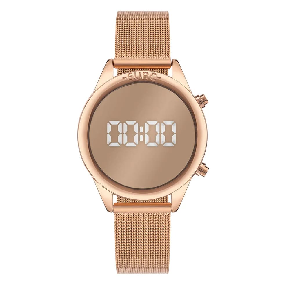 Relógio Euro Feminino Fashion Fit Reflexos Rosé