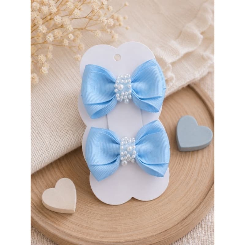 Parzinho de laços infantis, laço menina infantil, laco festa , presilha,  pérolas