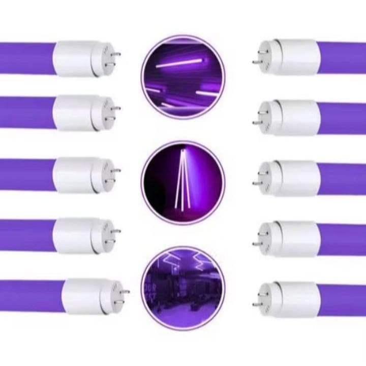 Kit 25 Lâmpadas Led Tubular Coloridas 10w T8 60 Cm Luz AZUL VERDE VERMELHA ROSA ROXA LARANJA