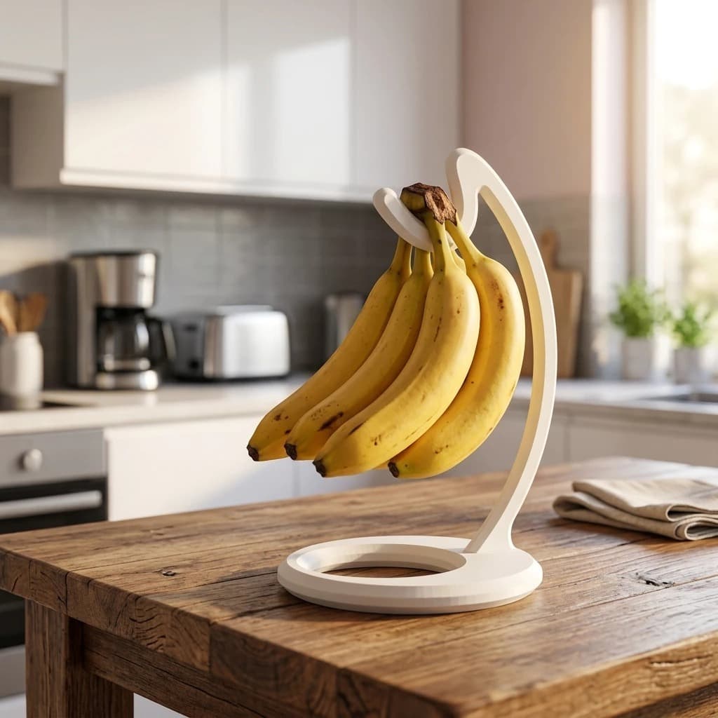 Suporte De Banana Fruteira Gancho para Pendurar de Cozinha