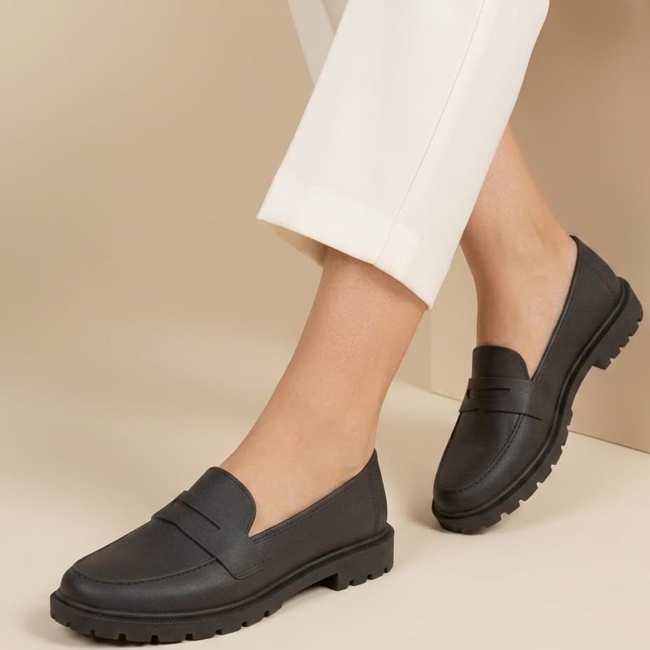 Mocassim Feminino Sapato Sapatilha Tratorada Casual Confortável e Estilosa - Promoção !
