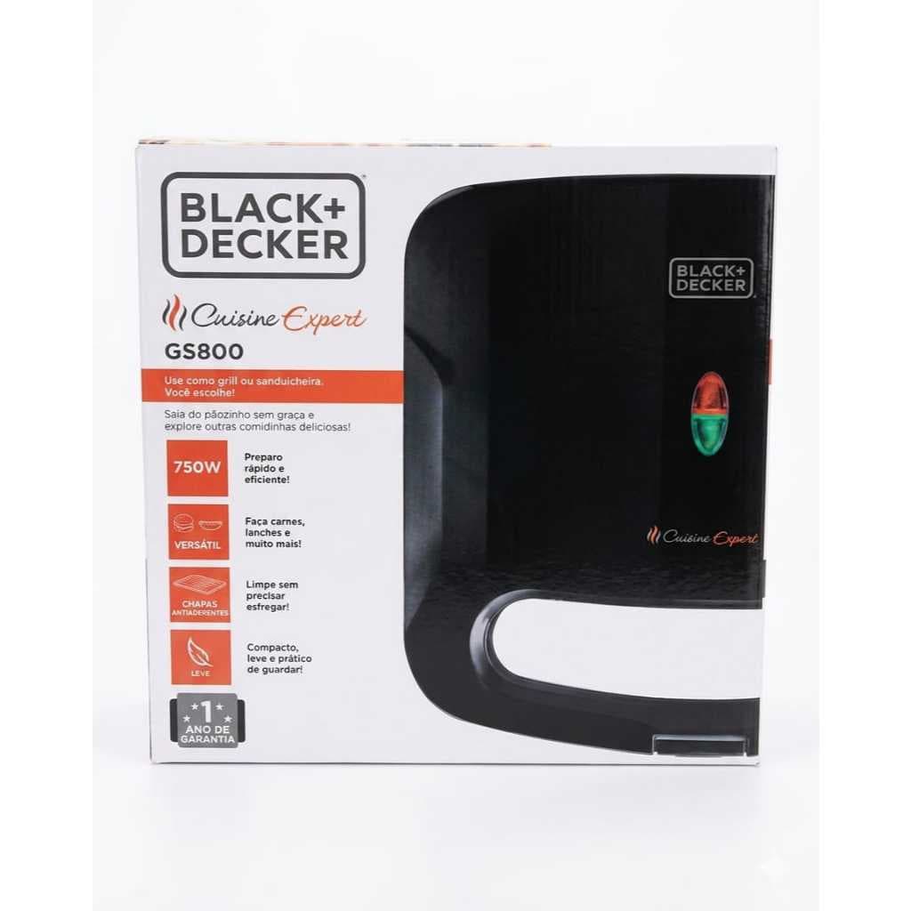 SANDUICHEIRA GRILL GS800 BCK 220VV LINHA CUISINE