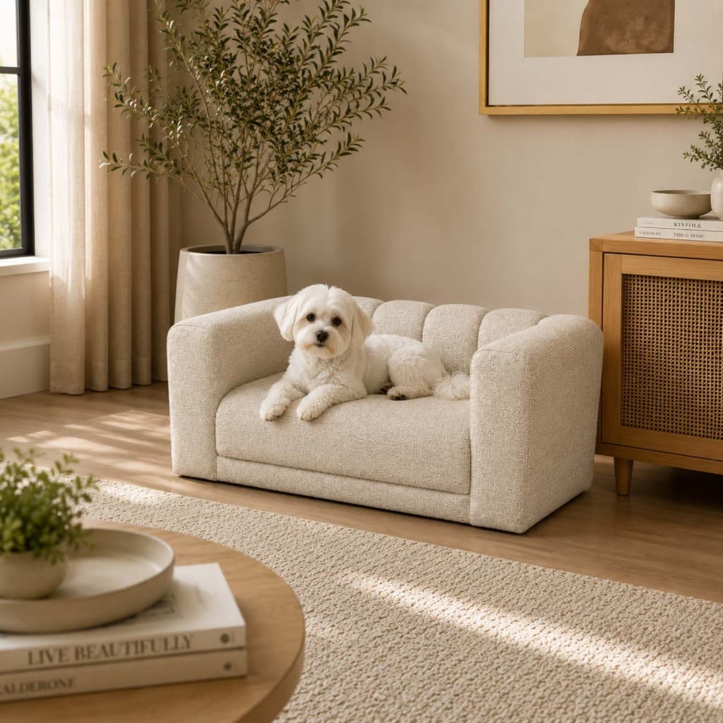 Cama Pet Sofá Marshal Para Gatos E Cães Tecido Easy & Clean