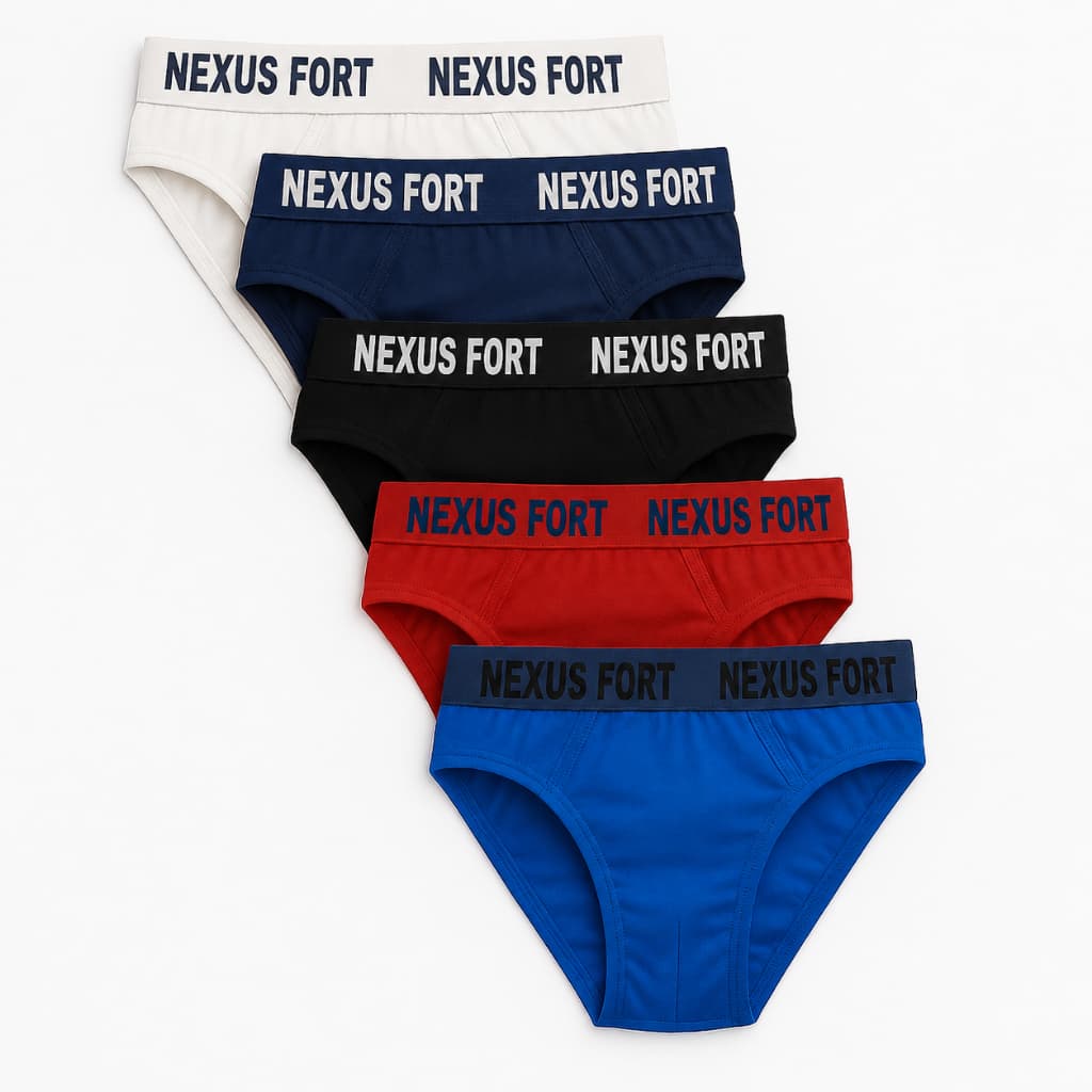 Kit Com 10 Cuecas Slip Tradicional Adulto Masculino Microfibra
