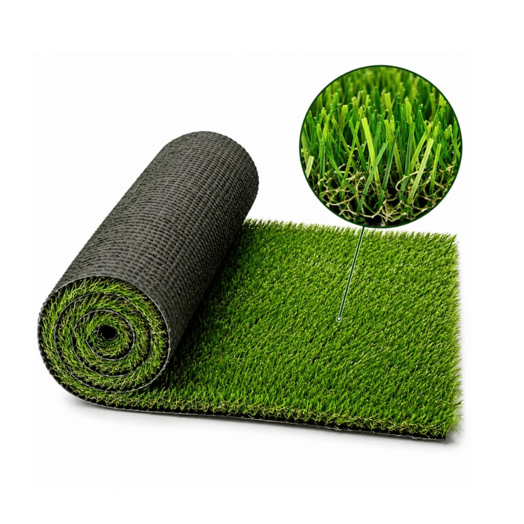 Grama Sintetica Jardim Sacada Area Externa Piscina Euro Garden 22mm 2x5m 10m2 Varanda Decoracao Pet