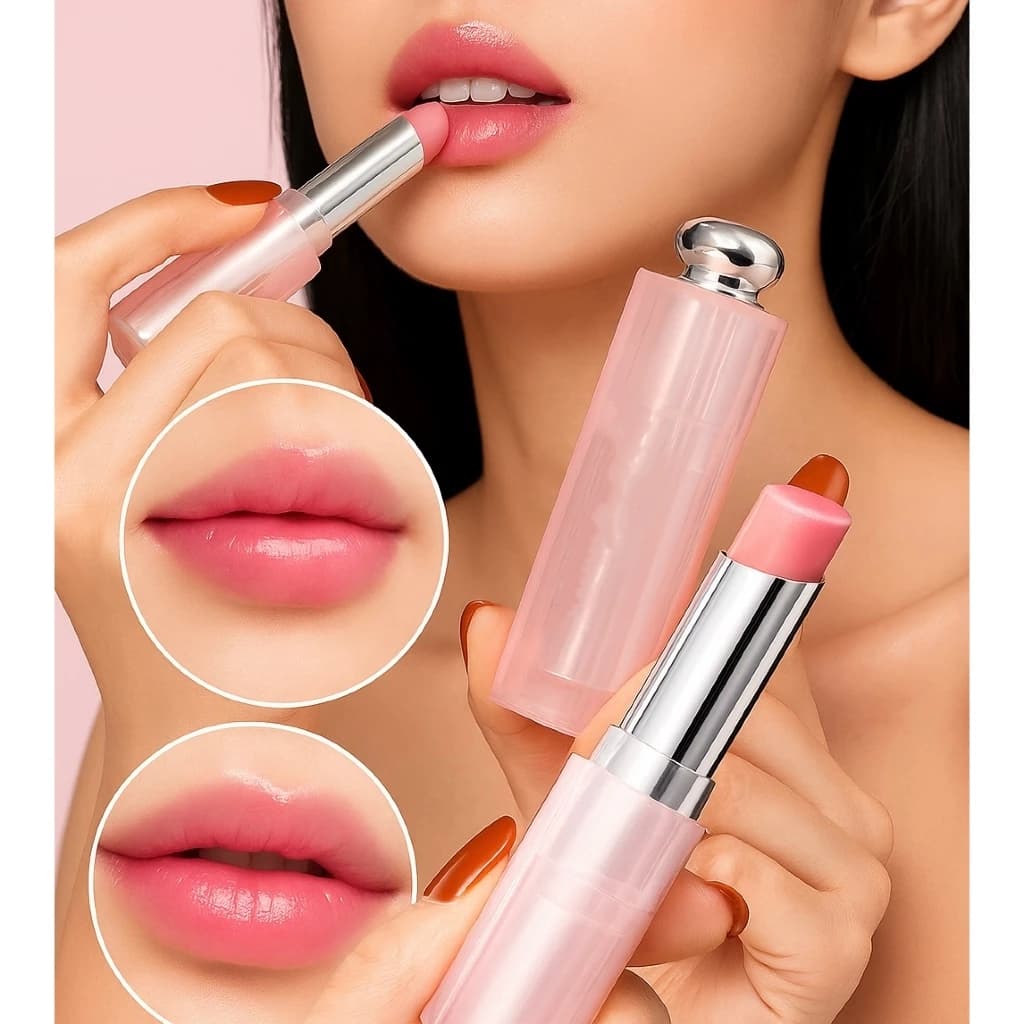 Lip Balm hidratante Proteção dos Lábios À Prova D'água Batom de mudança de cor hidratação duradoura