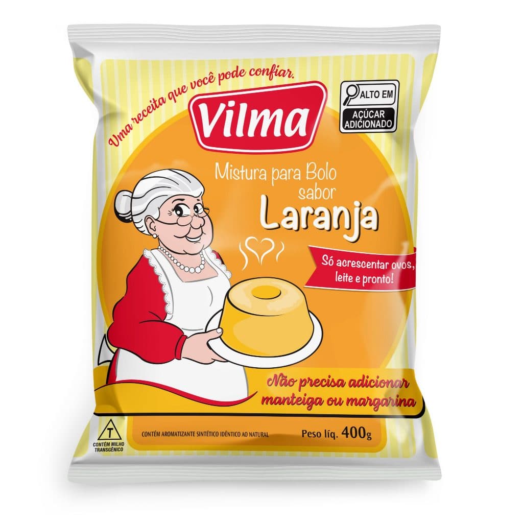 Massas Pronta para bolos vilmas 400g varios sabores 1 unidade