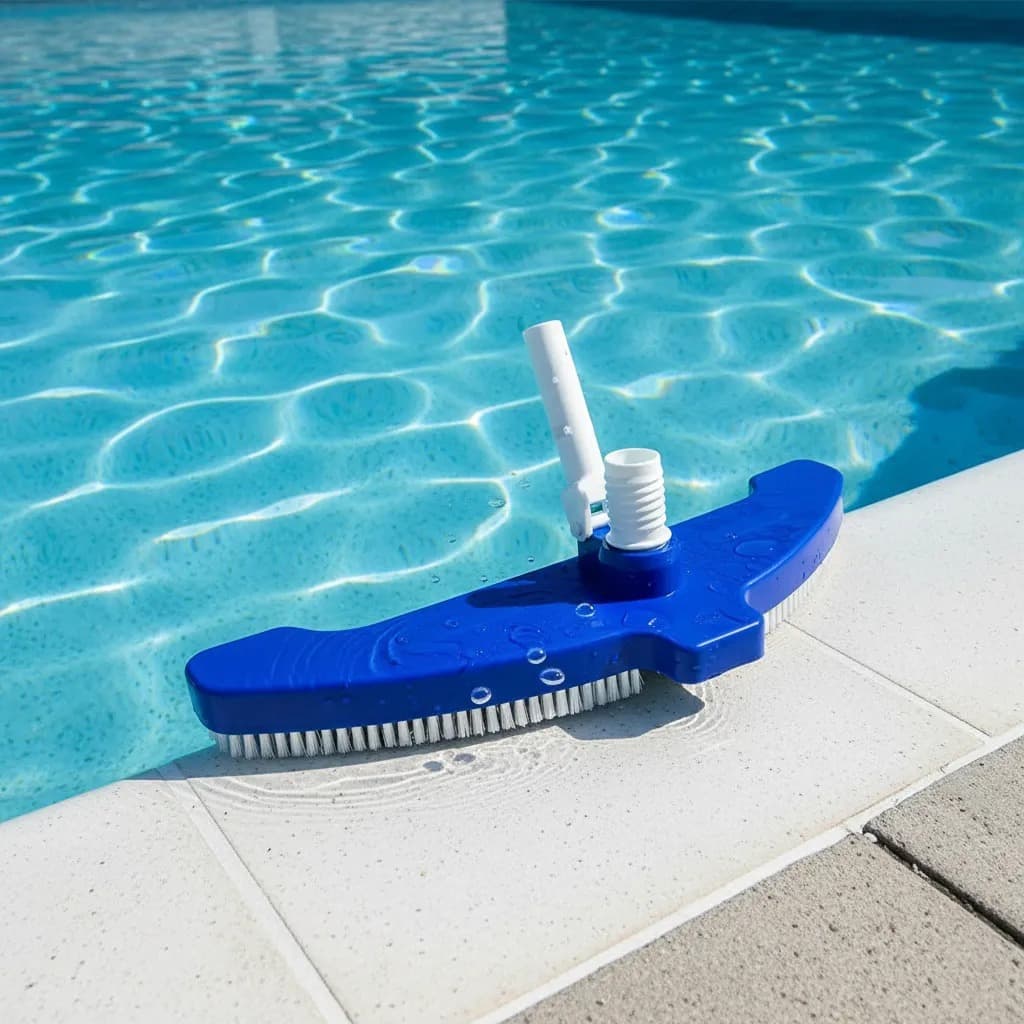 Aspirador Jumbo Brustec para Piscina Grande com Escova Reforçada, Limpeza Eficiente de Fundo e Paredes, manutenção limpa