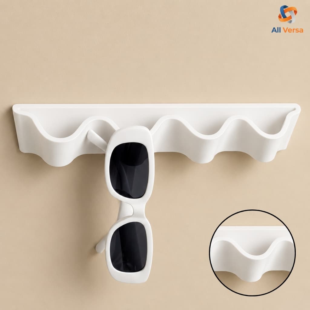 Suporte Porta Óculos de Parede - Adesivo Sem Furo | Organizador, Moderno, Minimalista