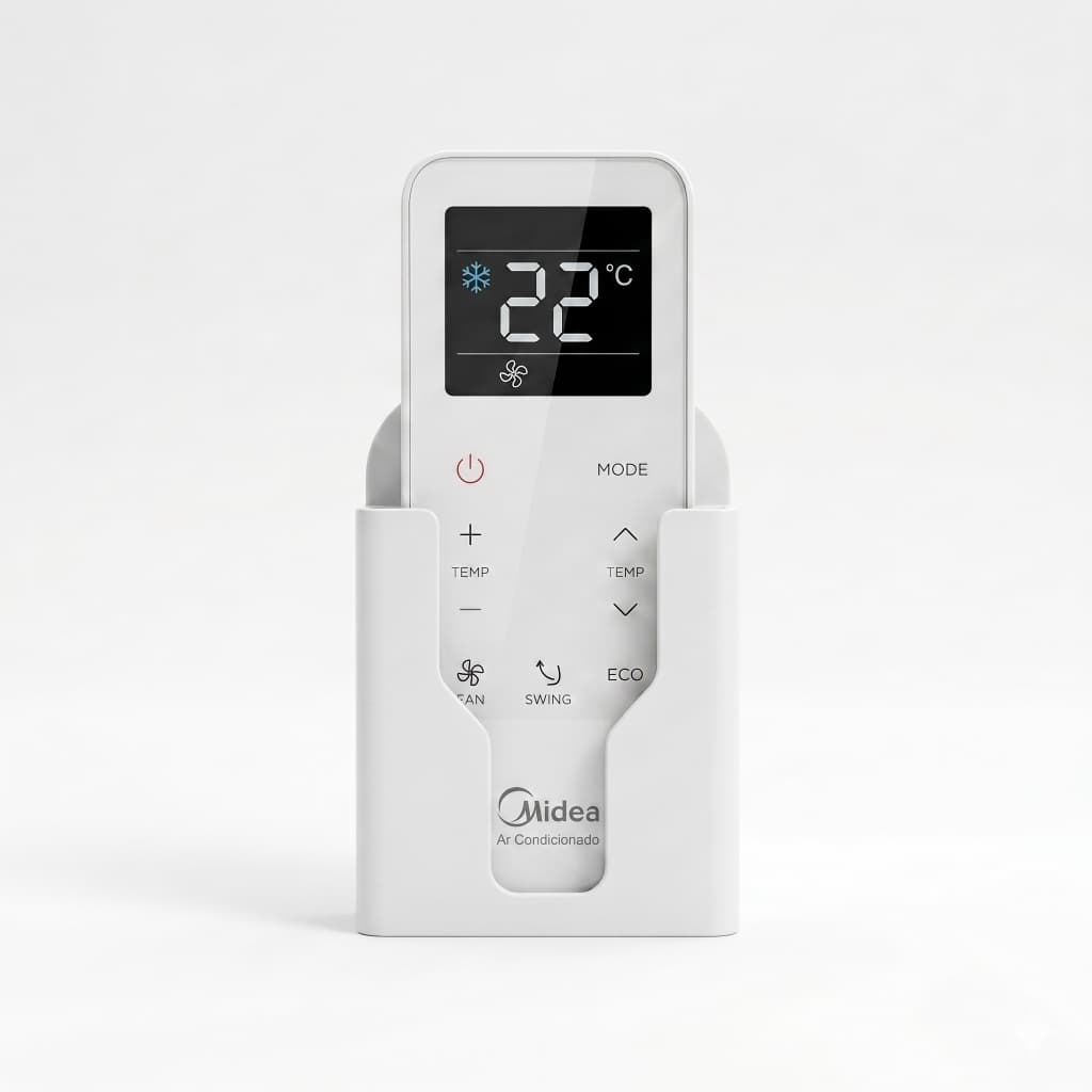 Suporte De Parede Porta Controle Remoto TV Ar Condicionado Ventilador Universal Quarto