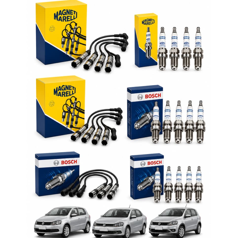 Cabos E Velas Gol Fox Polo Voyage Bosch Marelli