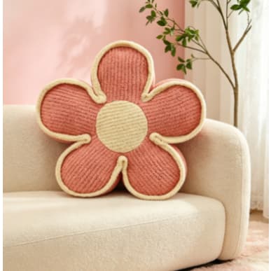 Almofada Flor Macia 50x50cm, Colchonete para Pet Pequeno, Decoração de Sofá