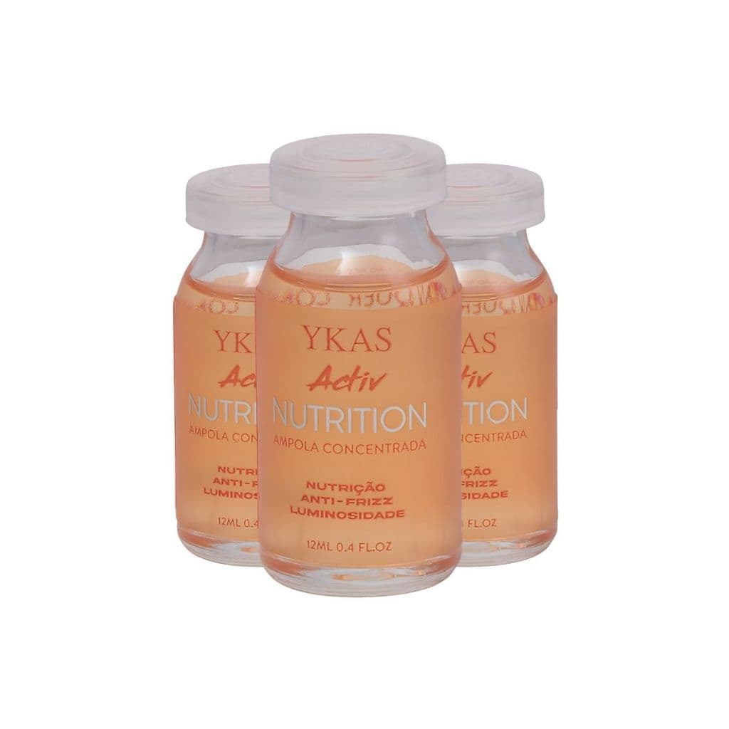 Ampola Activ Nutrition Ykas  KIt (3x12ml) Tratamento De Nutrição Profunda - Kit Ykas